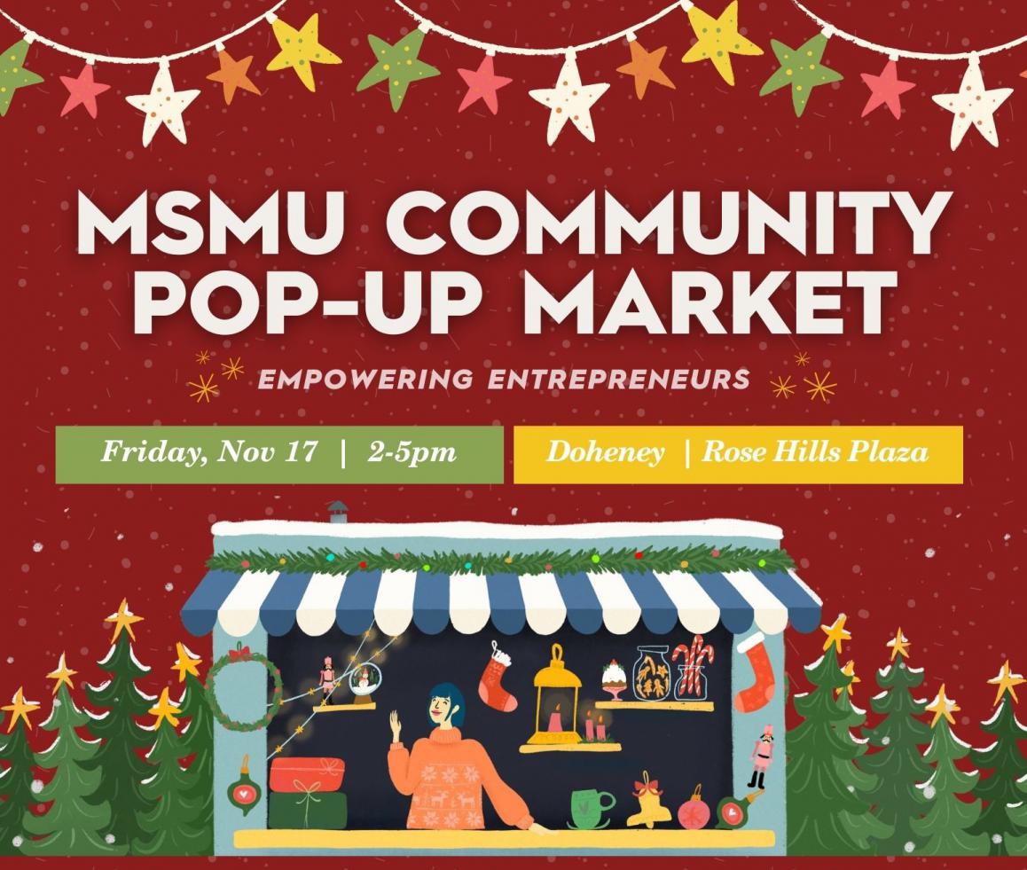 Banner for Holiday Pop Up Market